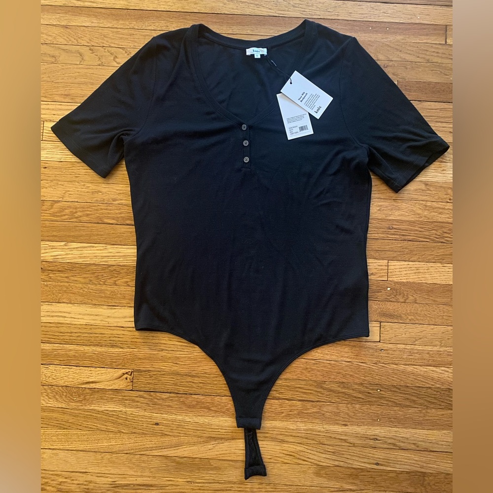 Knix Modal Rib Bodysuit - black